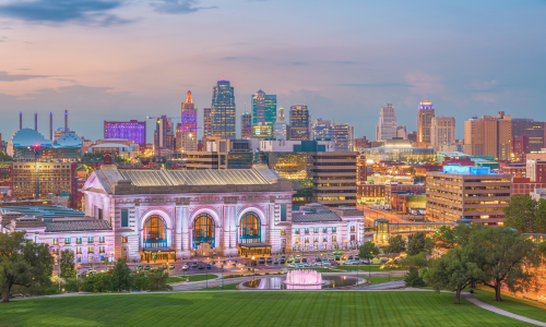 skyline of Kansas City, MO