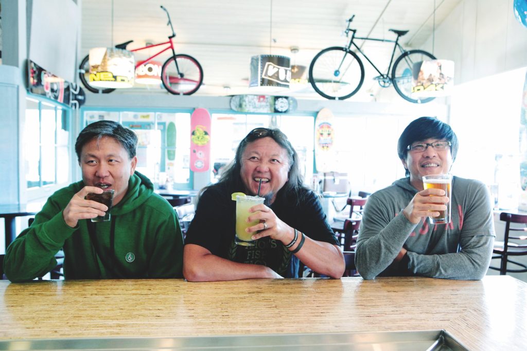 Renato “Mingo” Lee ’90 and elder brothers Ed Lee and Wing Lam Lee