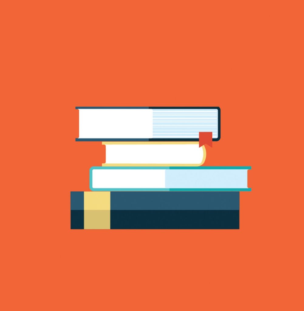 stack of books