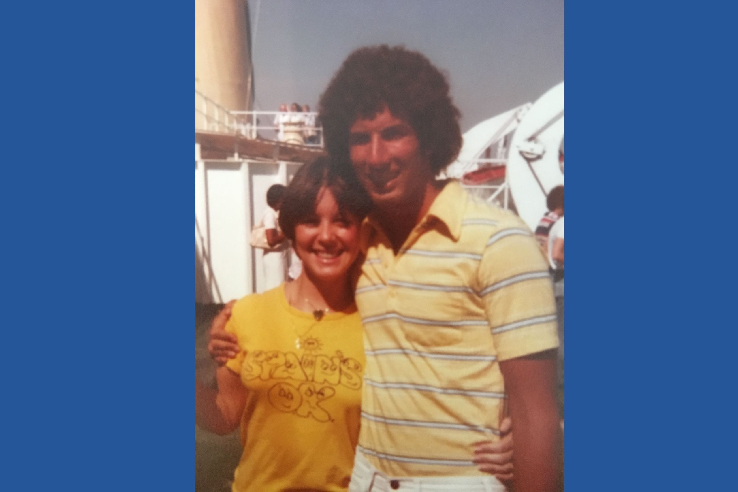 Jill Martin (now Halvaks) and Les McCabe in the 1980s