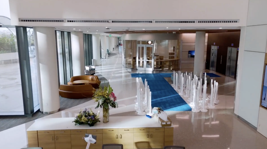 The UCI Health — Irvine medical campus interior