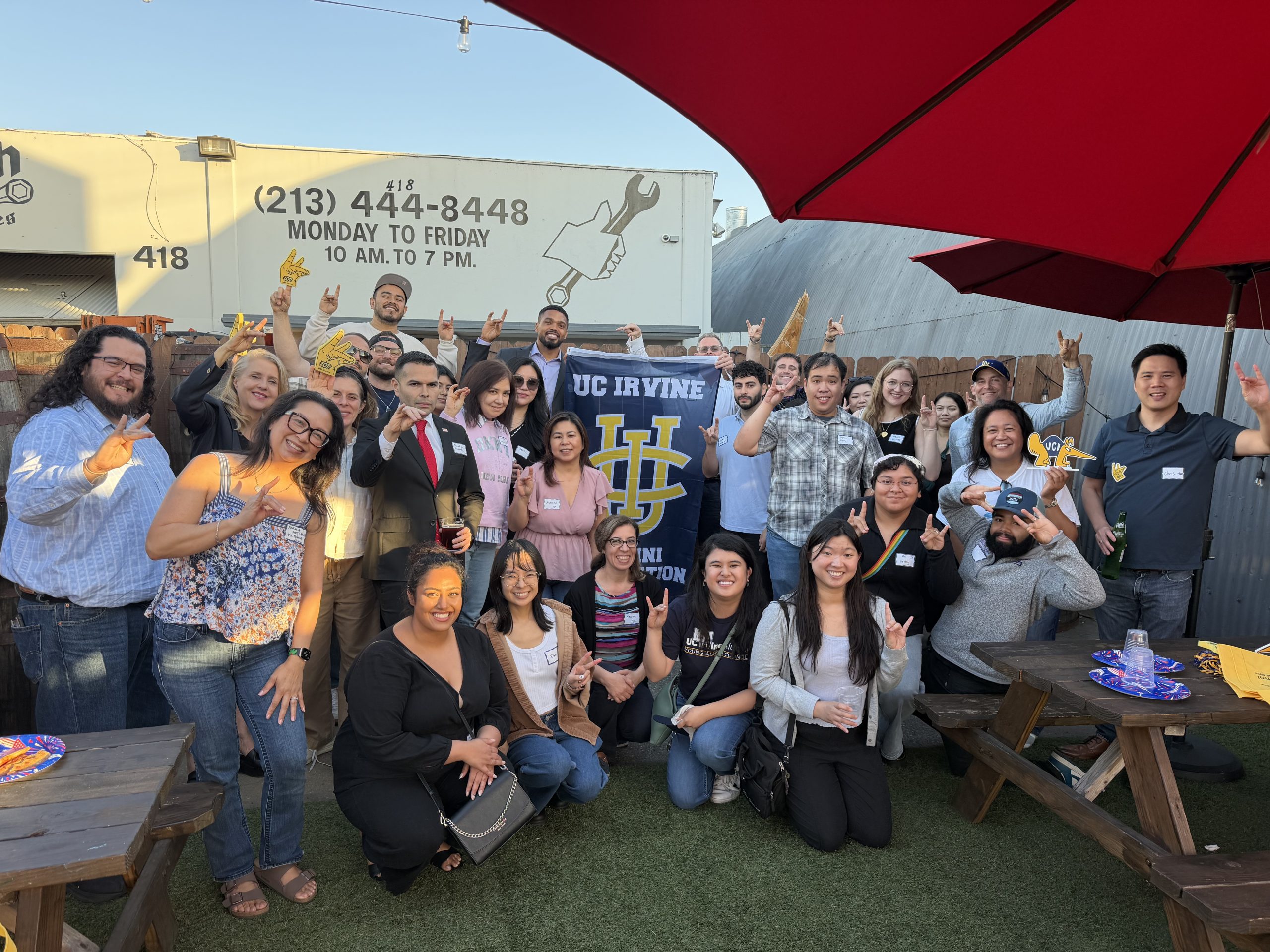 UC Irvine alumni gathering during Connect the Zots