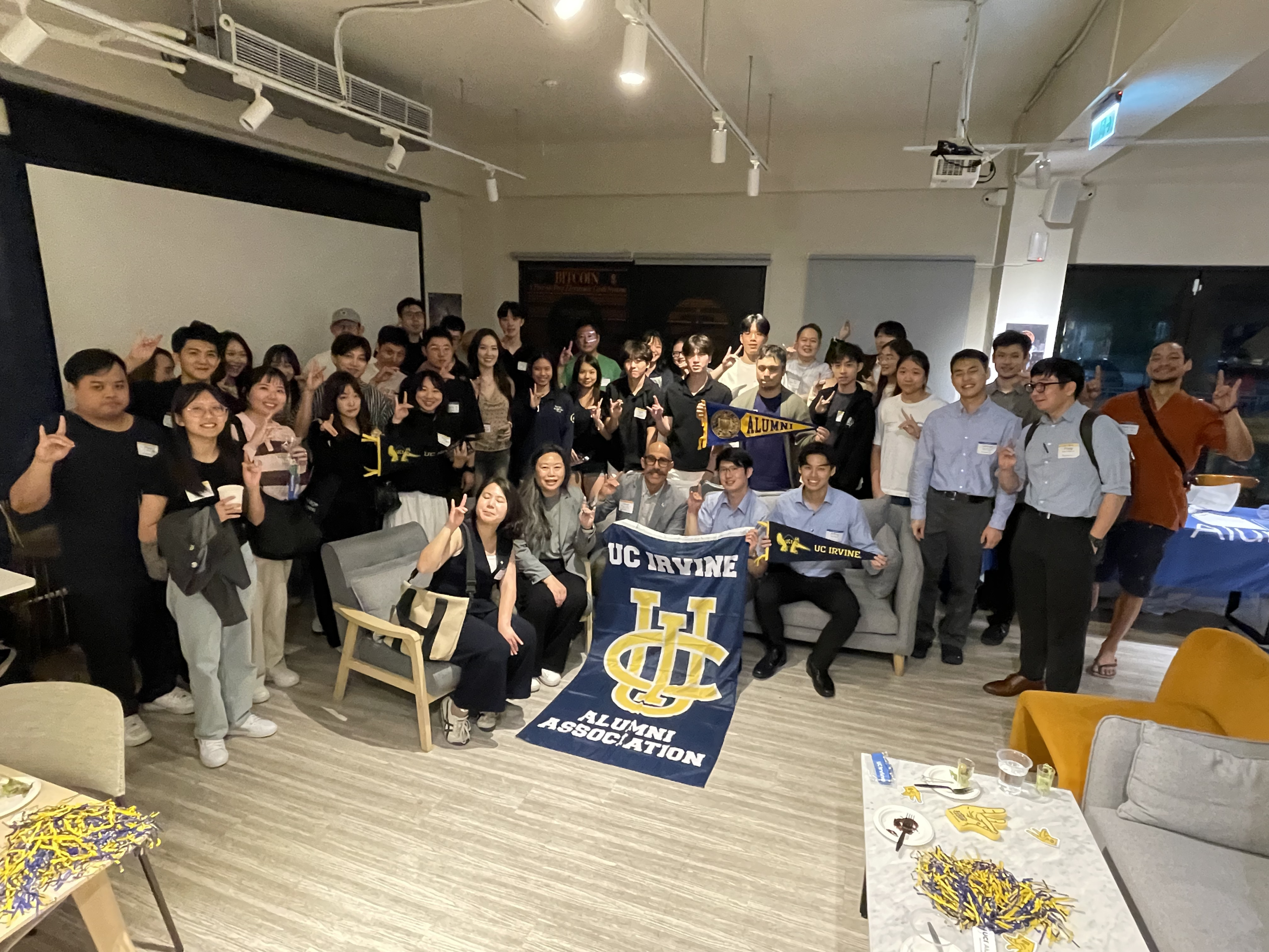 UC Irvine alumni gathering during Connect the Zots
