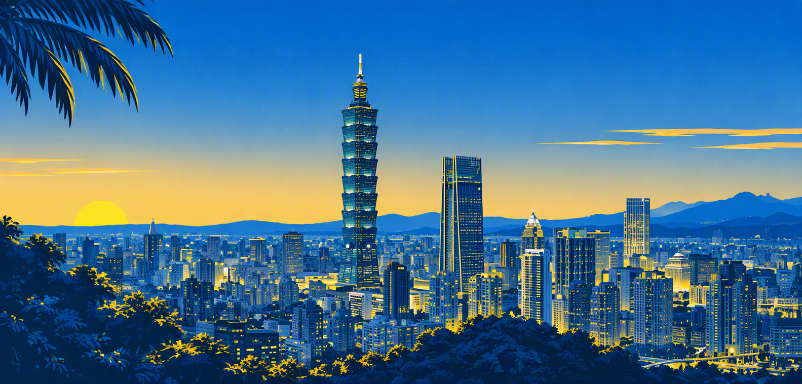 Promotional graphic for Connect the Zots in Taipei, Taiwan