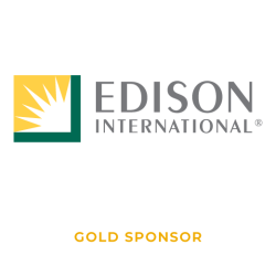 Edison International logo with Gold Sponsor designation